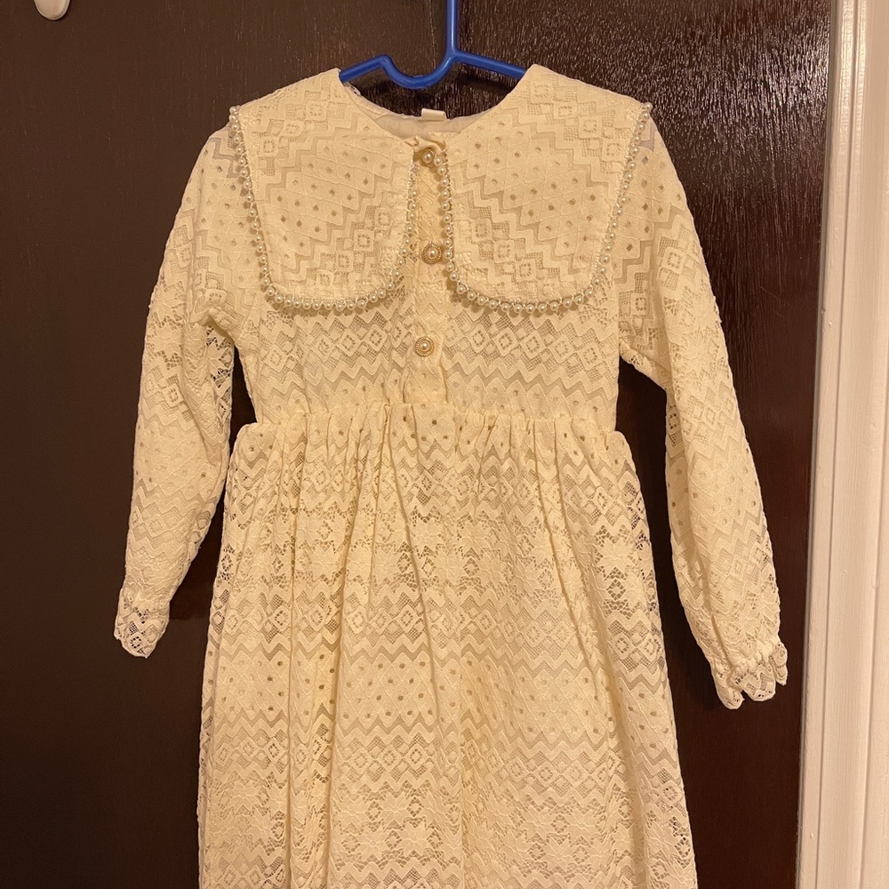 Toddle Girls Lace Long Sleeves Dress Princess Dress
